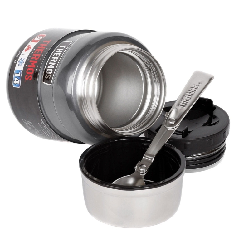 Termos  na obiad THERMOS King Food Jar 470ml Gun Metal