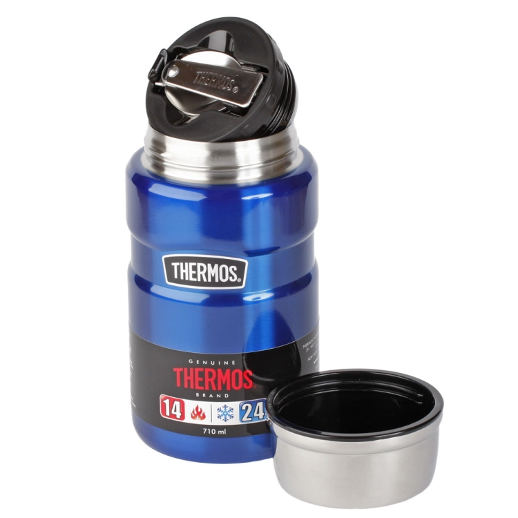 Termos obiadowy z łyżką THERMOS King Food Jar 710ml Blue