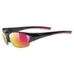 Okulary z wymiennymi soczewkami Uvex Blaze III Black Red