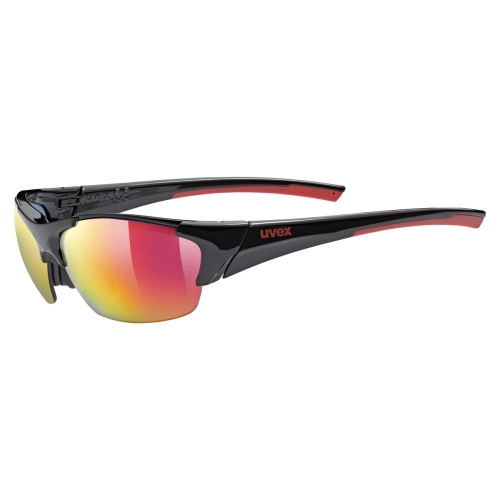 Okulary z wymiennymi soczewkami Uvex Blaze III Black Red