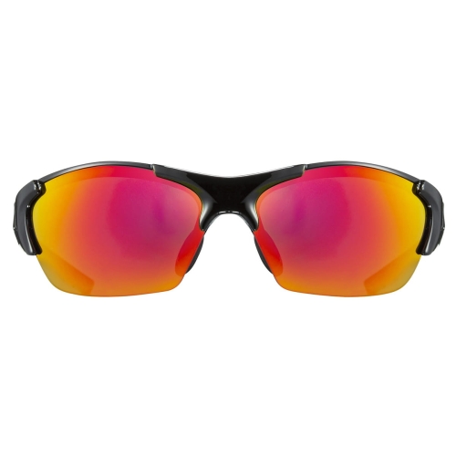 Okulary z wymiennymi soczewkami Uvex Blaze III Black Red