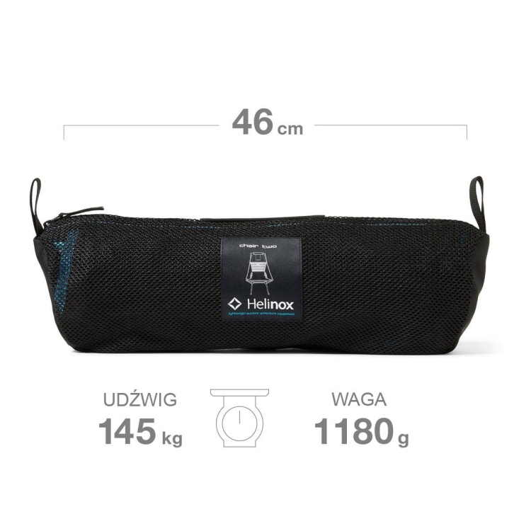 Krzesło turystyczne Helinox Chair Two - Black