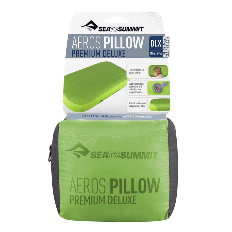 Poduszka Sea To Summit Aeros Pillow Premium Deluxe-Lime