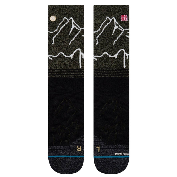 Skarpety Stance Garhwal Crew - Green