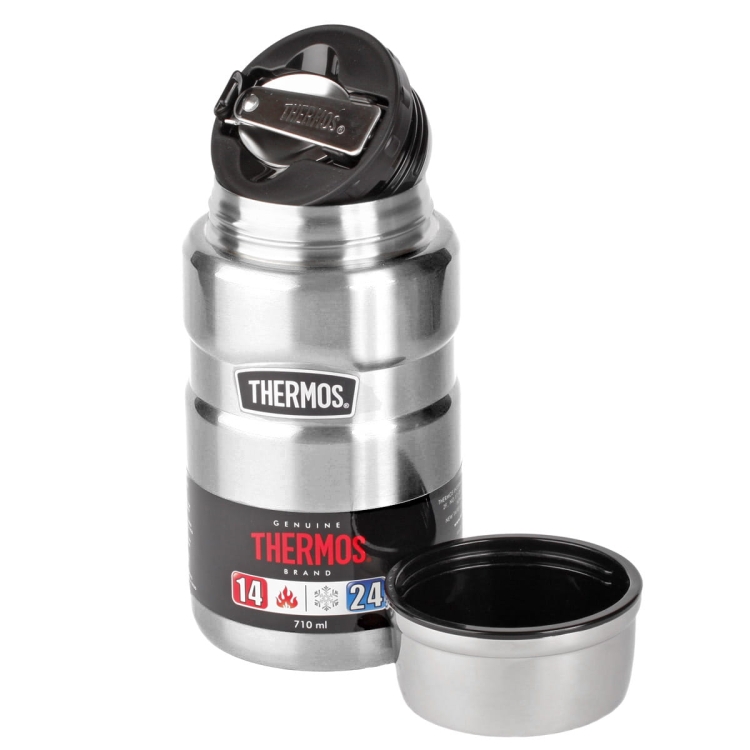 Termos obiadowy z łyżką THERMOS King Food Jar 710ml Steel