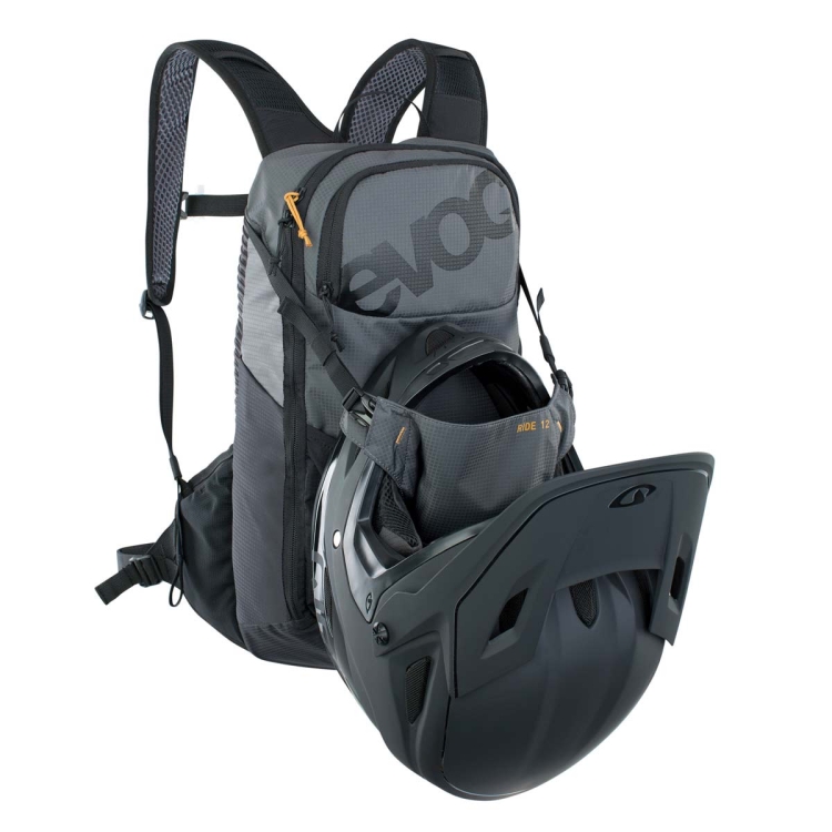 Uniwersalny plecak rowerowy Evoc Ride 12-Carbon Grey-Black