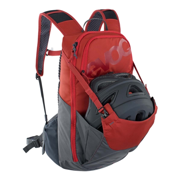 Uniwersalny plecak rowerowy Evoc Ride 12-Chili Red-Carbon Grey