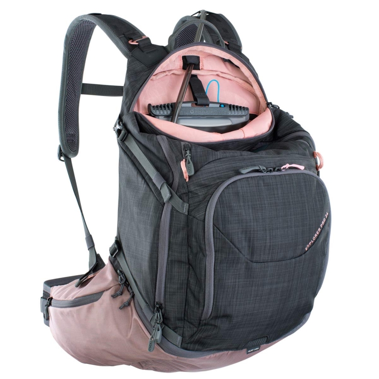 Plecak rowerowy Evoc Explorer PRO 26-Carbon Grey-Dusty Pink
