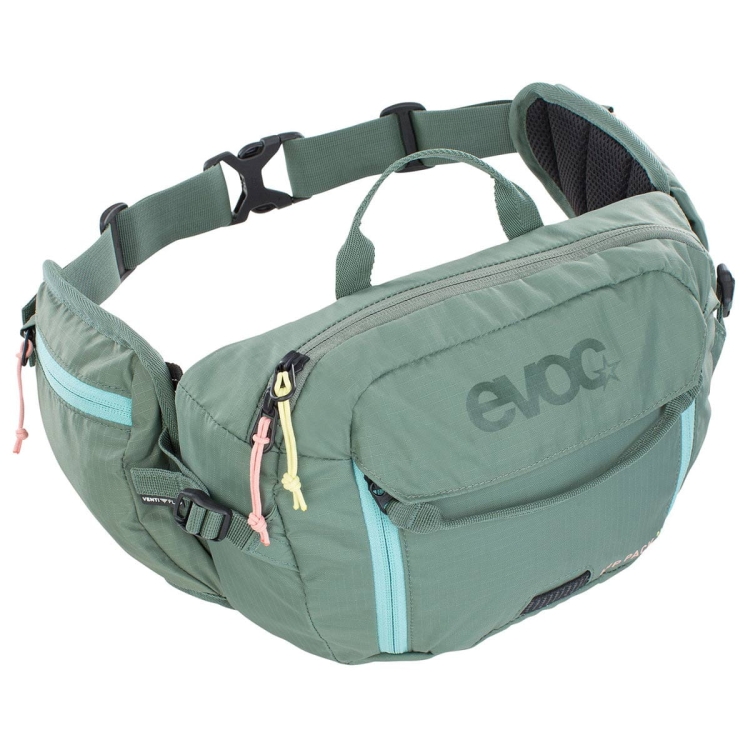 Nerka Evoc Hip Pack 3L olive + bukłak 1,5L