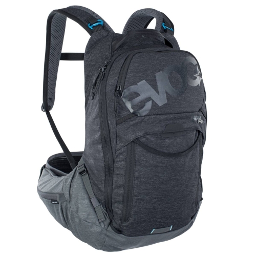Plecak z ochraniaczem Evoc Trail PRO 16-Black-Carbon Grey S/M