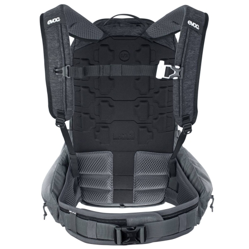 Plecak z ochraniaczem Evoc Trail PRO 16-Black-Carbon Grey S/M