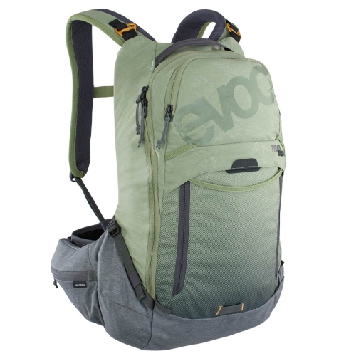 Plecak z ochraniaczem Evoc Trail PRO 16-Light Olive-Carbon Grey L/XL
