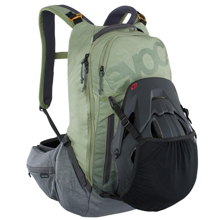 Plecak z ochraniaczem Evoc Trail PRO 16-Light Olive-Carbon Grey L/XL