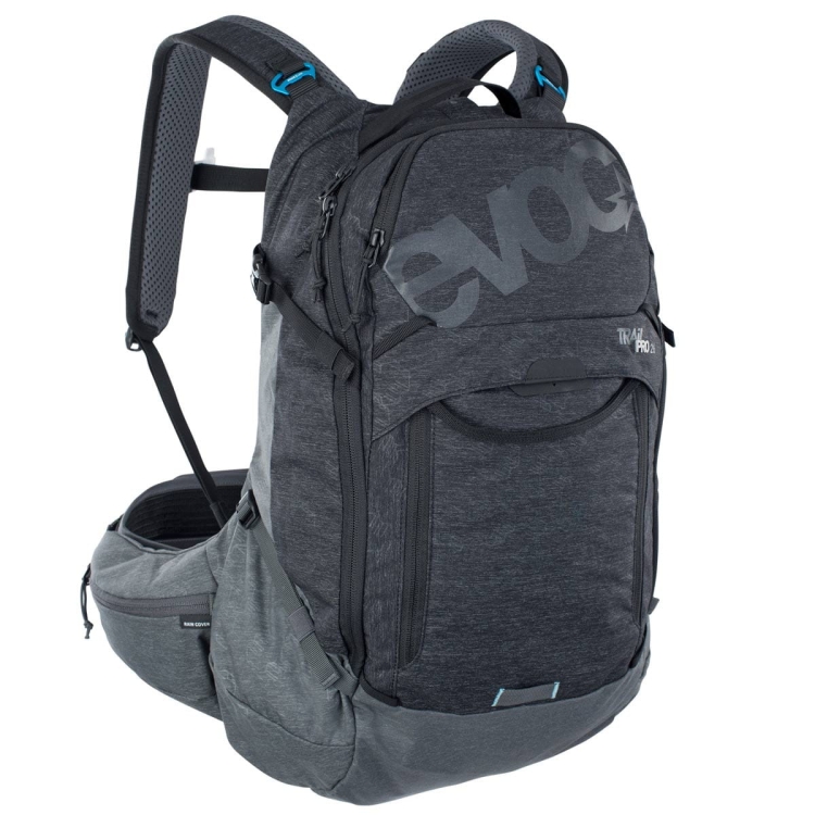 Plecak rowerowy z protektorem Evoc Trail PRO 26-Black-Carbon Grey S/M