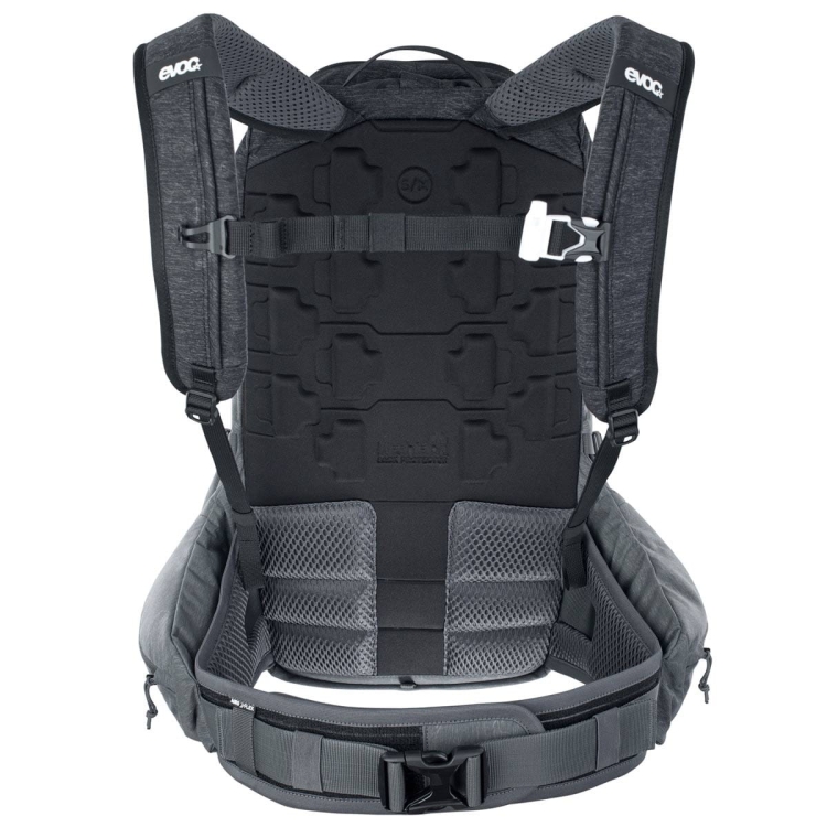 Plecak rowerowy z protektorem Evoc Trail PRO 26-Black-Carbon Grey S/M