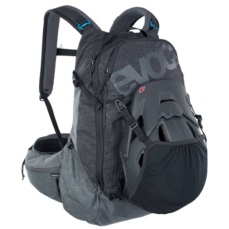 Plecak rowerowy z protektorem Evoc Trail PRO 26-Black-Carbon Grey S/M