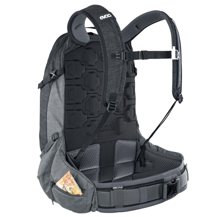 Plecak rowerowy z protektorem Evoc Trail PRO 26-Black-Carbon Grey S/M