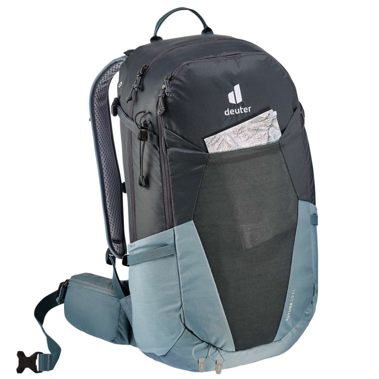 Plecak hikkingowy dla wysokich Deuter Futura 29 EL-Graphite-Shale