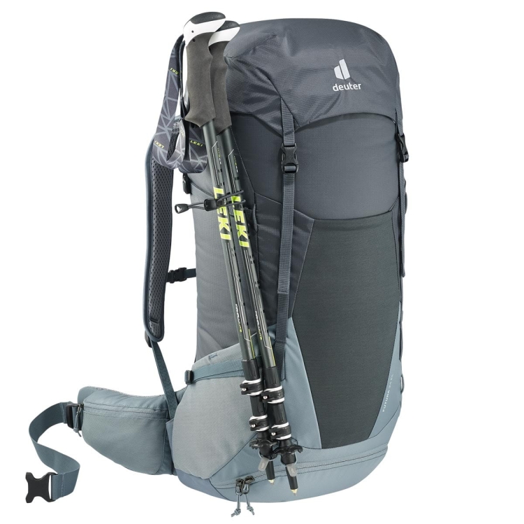 Plecak turystyczny dla wysokich Deuter Futura 34 EL-Graphite-Shale