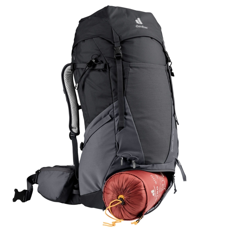 Hikkingowy plecak damski Deuter Futura Pro 38 SL-Black-Graphite
