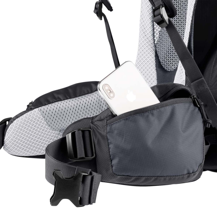 Hikkingowy plecak damski Deuter Futura Pro 38 SL-Black-Graphite