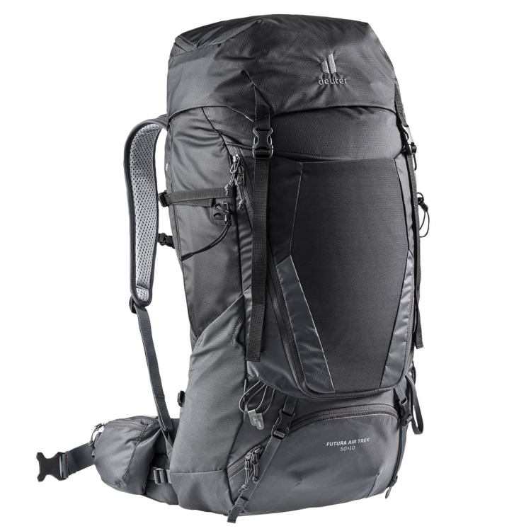Plecak trekkingowy Deuter Futura Air Trek 50+10-Black-Graphite