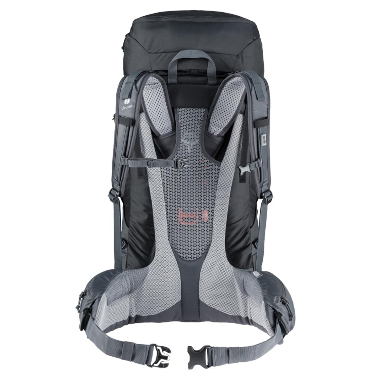 Pojemny plecak z wentylacją Deuter Futura Air Trek 60+10-Black-Graphite