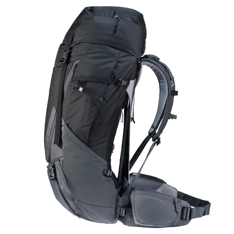 Pojemny plecak z wentylacją Deuter Futura Air Trek 60+10-Black-Graphite