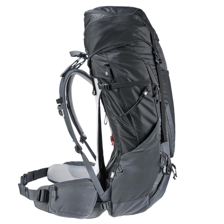 Damski plecak trekkingowy Deuter Futura Air Trek 45+10 SL-Black-Graphite