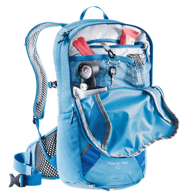 Plecak rowerowy z siatką Deuter Race Air-Azure-Lapis
