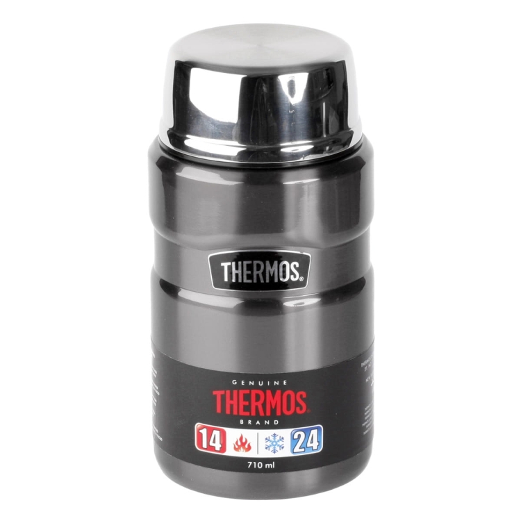 Termos z łyżką THERMOS King Food Jar 710ml Gun Metal