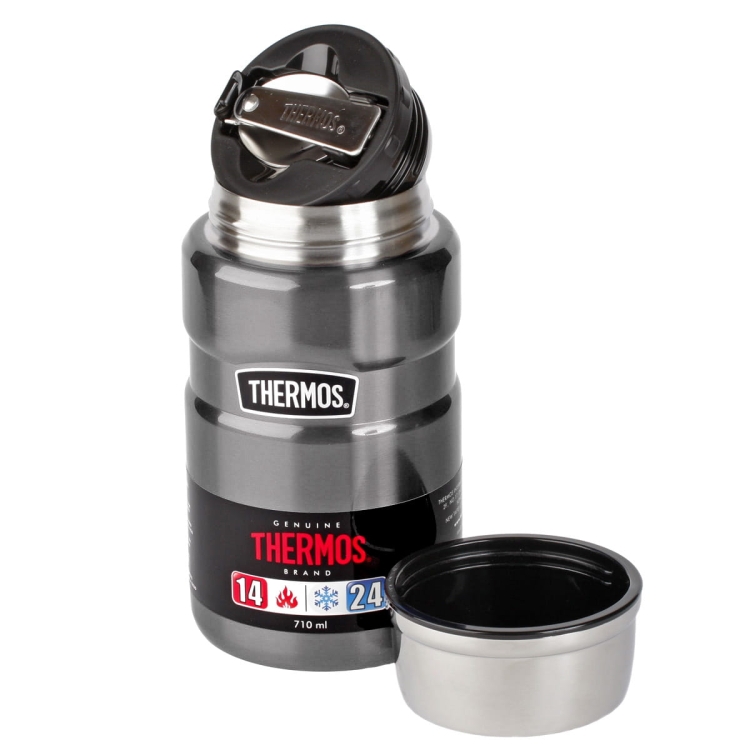 Termos z łyżką THERMOS King Food Jar 710ml Gun Metal
