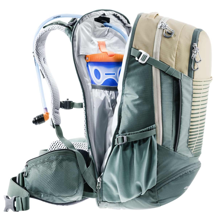 Damski plecak rowerowy Deuter Trans Alpine Pro 26 SL-Sand-Teal