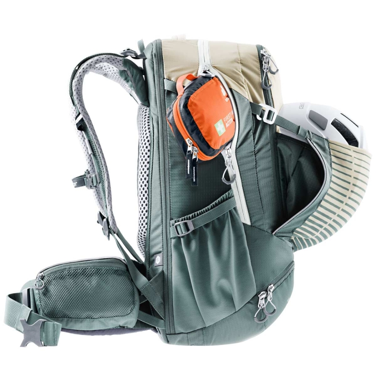 Damski plecak rowerowy Deuter Trans Alpine Pro 26 SL-Sand-Teal