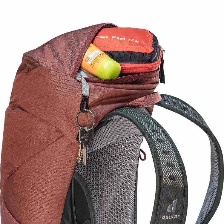 Lekki plecak z siatką Deuter AC Lite 16-Redwood-Ivy