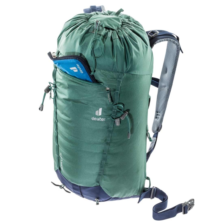 Lekki plecak wspinaczkowy Deuter Guide Lite 24 Seagreen-Navy