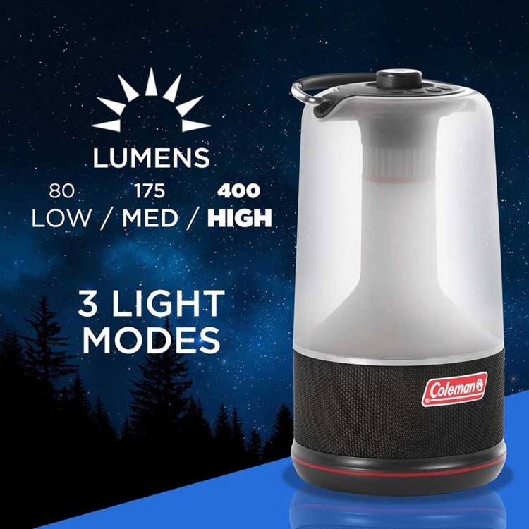 Lampa z głośnikiem Coleman 360 Sound & Light LED