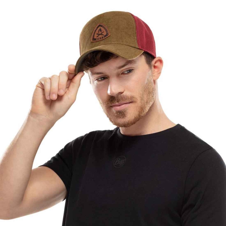 Czapka z daszkiem Buff Trucker Cap Lowney Khaki - L/XL