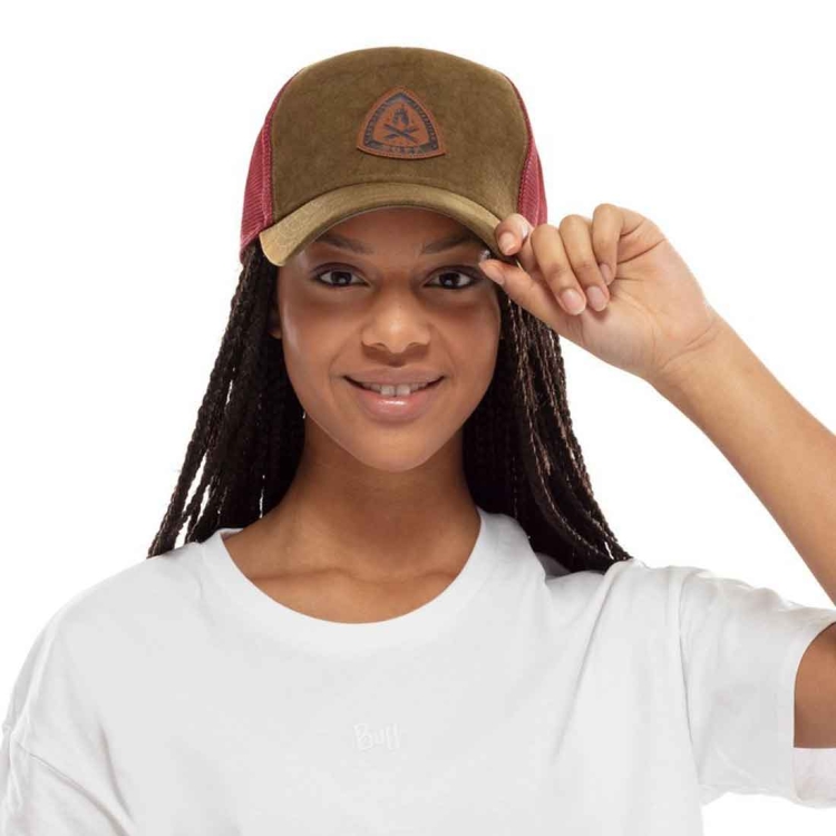 Czapka z daszkiem Buff Trucker Cap Lowney Khaki - L/XL
