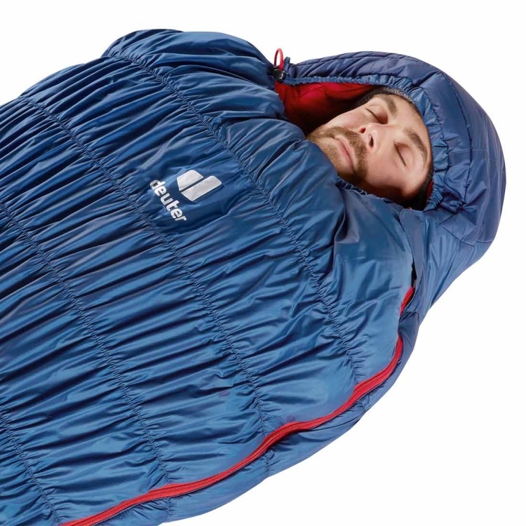Czterosezonowy śpiwór dla wysokich Deuter Exosphere -10° LONG-Prawy