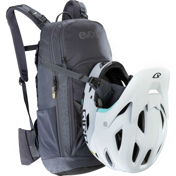 Rowerowy plecak z ochraniaczem Evoc Neo 16-Carbon Grey S/M