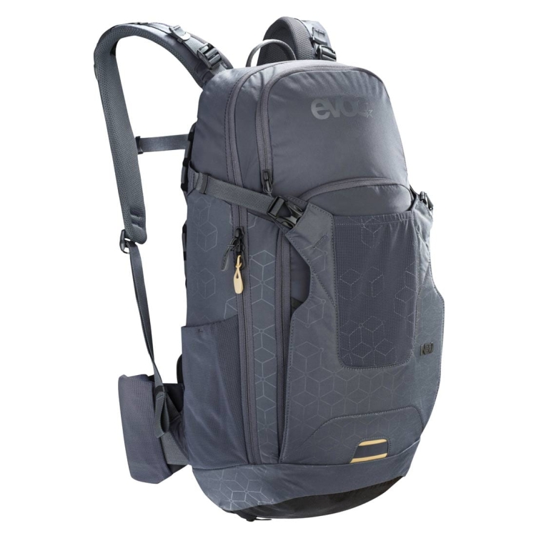 Rowerowy plecak z ochraniaczem Evoc Neo 16-Carbon Grey S/M