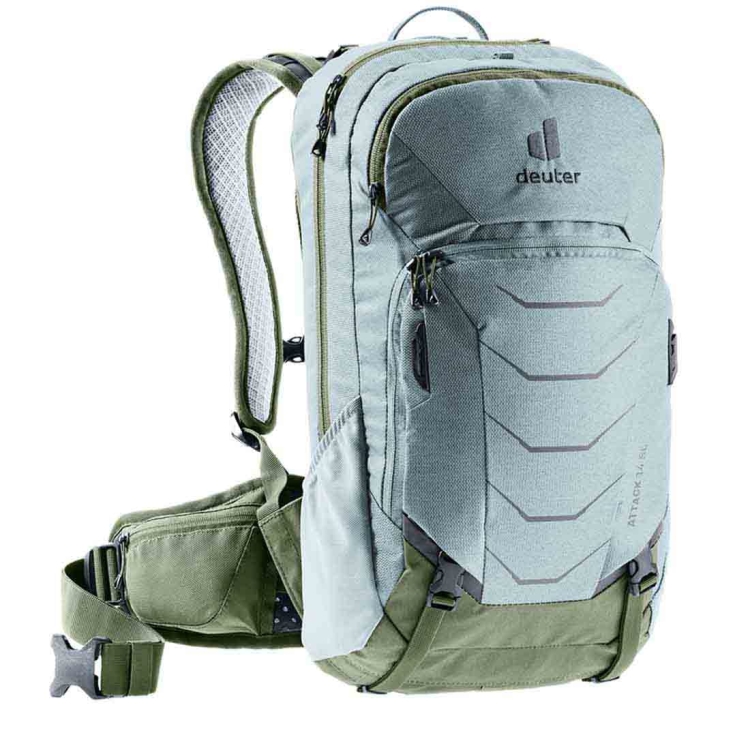 Plecak rowerowy damski Deuter Attack 14 SL - sage-khaki
