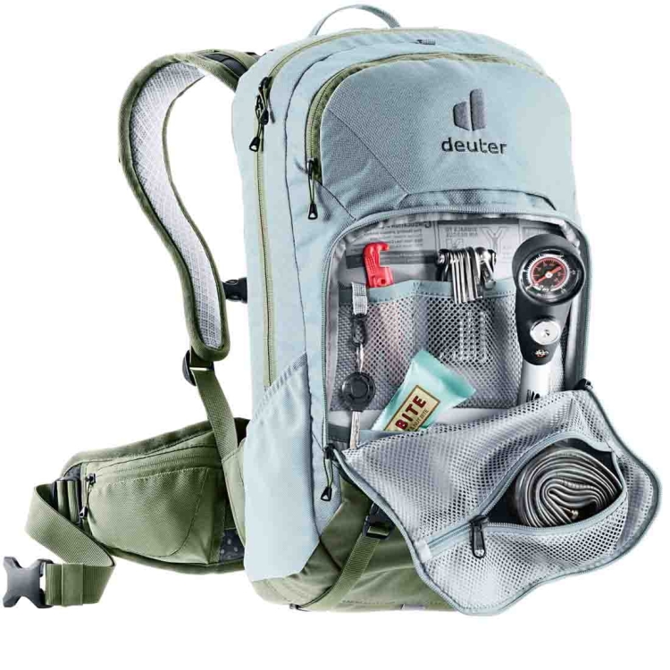 Plecak rowerowy damski Deuter Attack 14 SL - sage-khaki