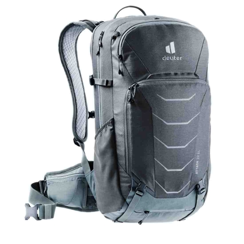 Plecak z protektorem dla wysokich Deuter Attack 22 EL Graphite - Shale