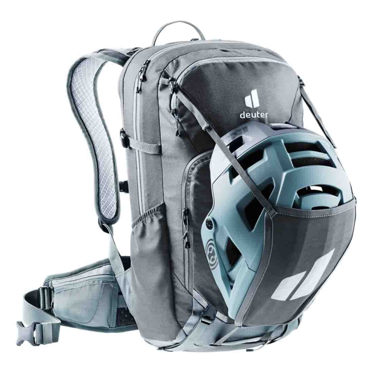 Plecak z protektorem dla wysokich Deuter Attack 22 EL Graphite - Shale