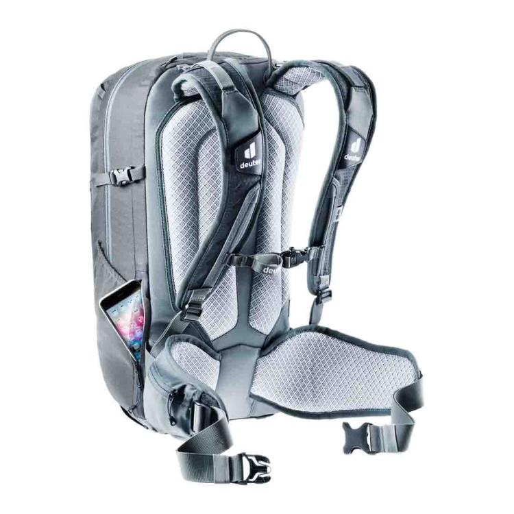 Plecak z protektorem dla wysokich Deuter Attack 22 EL Graphite - Shale