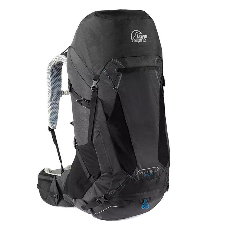 Trekkingowy plecak dla wysokich Lowe Alpine  Manaslu 55:70 LARGE-Black