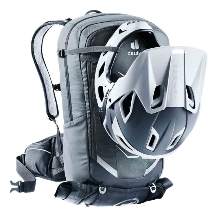 Plecak rowerowy z protektorem Deuter Flyt 20 - Graphite - Black