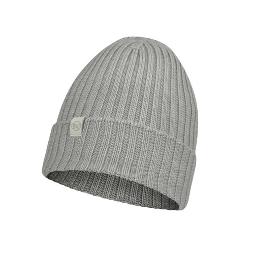 Buff Merino Wool Hat NORVAL - LIGHT GREY